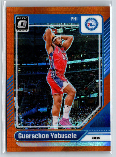 2024-25 Donruss Optic #168 Guerschon Yabusele Hyper Orange #/299 E3