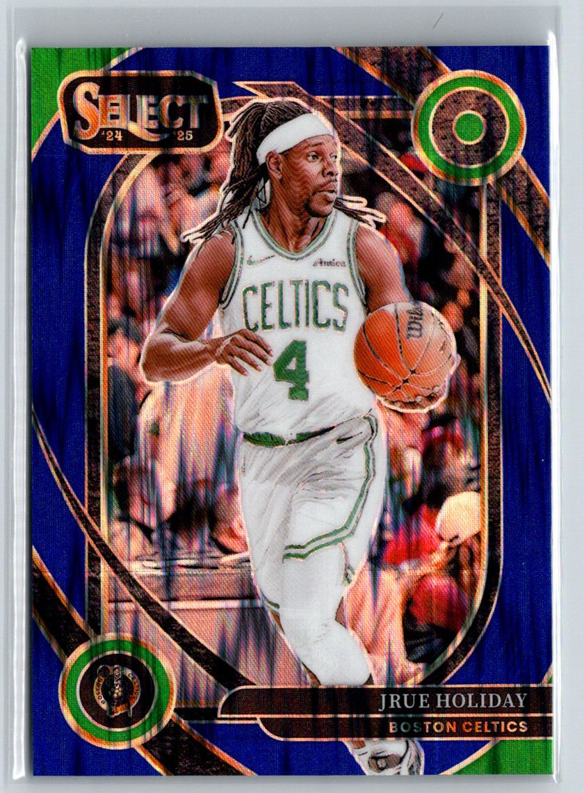 2024-25 Panini Select Courtside Jrue Holiday Blue Flash Prizm #/99 E3