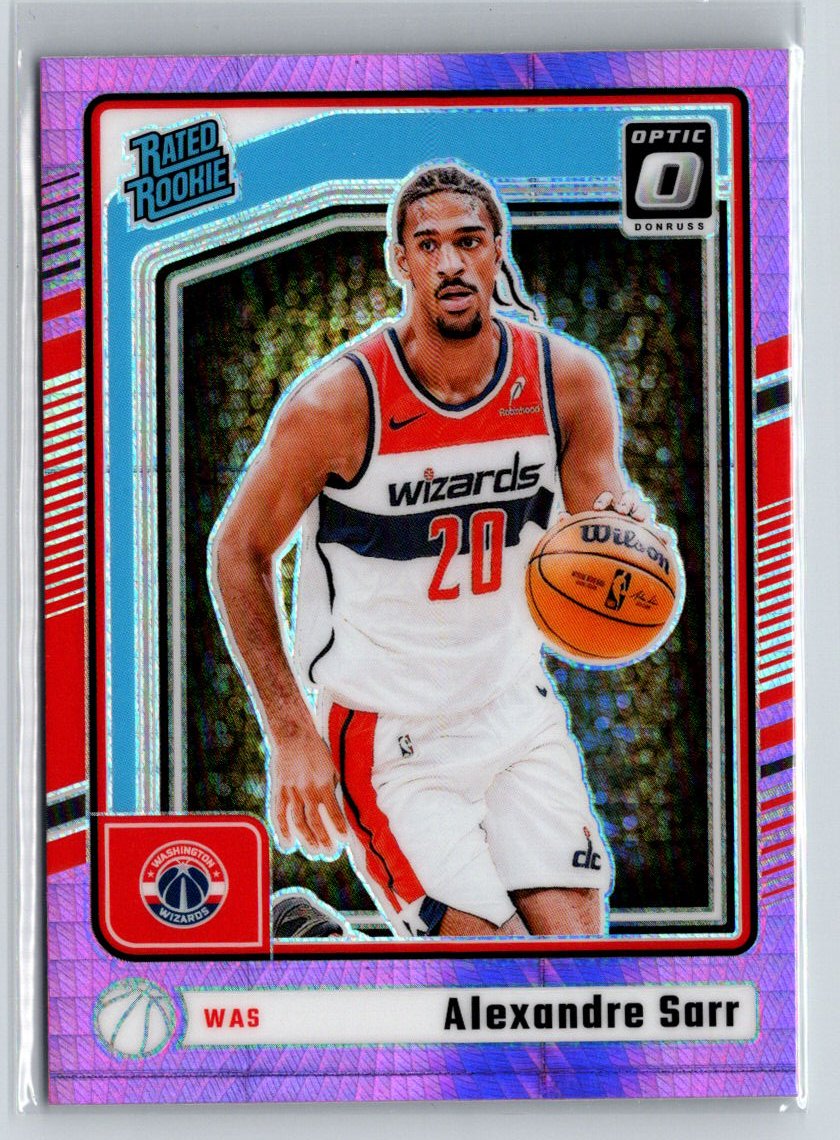 2024-25 Donruss Optic #276 Alexandre Sarr Hyper Pink E3