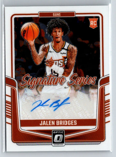 2024-25 Donruss Optic #SS-BRD Jalen Bridges Signature Series E3