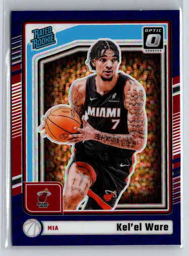2024-25 Donruss Optic #280 Kel'el Ware Purple E3