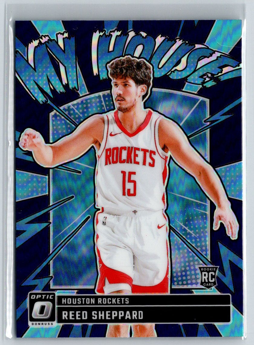 2024-25 Donruss Optic #18 Reed Sheppard My House Holo E4