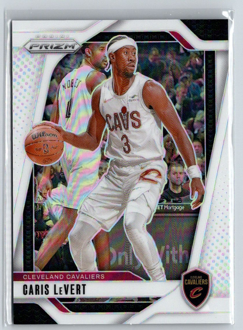 2024-25 Panini Prizm #71 Caris LeVert Prizms White #/175 E4