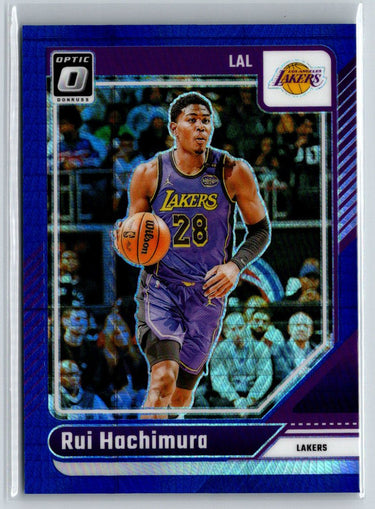 2024-25 Donruss Optic #18 Rui Hachimura Hyper Blue #/175 E4