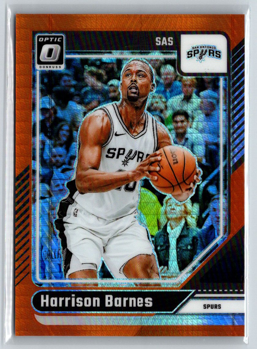 2024-25 Donruss Optic #162 Harrison Barnes Hyper Orange #/299 E4