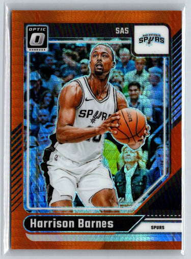 2024-25 Donruss Optic #162 Harrison Barnes Hyper Orange #/299 E4