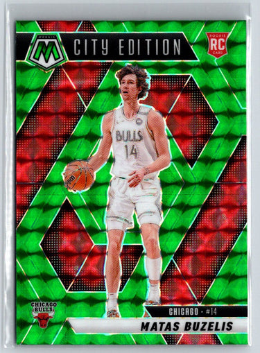 2024-25 Panini Mosaic #273 Matas Buzelis Green Mosaic E4