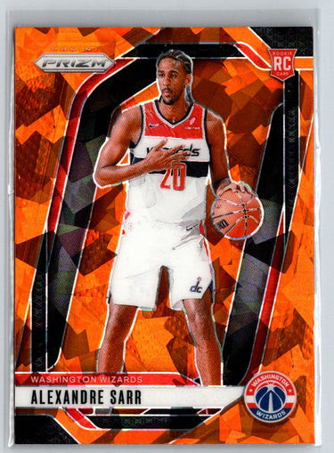 2024-25 Panini Prizm #264 Alexandre Sarr Prizms Orange Ice E5