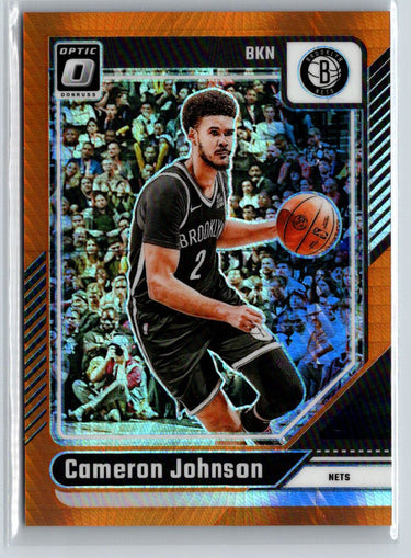 2024-25 Donruss Optic #35 Cameron Johnson Hyper Orange #/299 E5