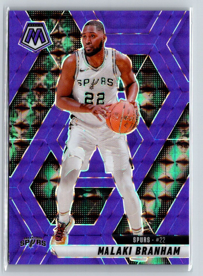 2024-25 Panini Mosaic #95 Malaki Branham Orange Mosaic #/249 E5