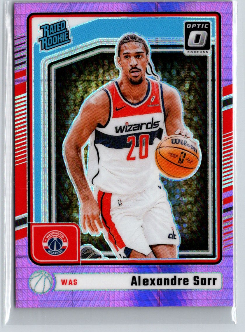 2024-25 Donruss Optic #276 Alexandre Sarr Hyper Pink E5