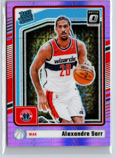 2024-25 Donruss Optic #276 Alexandre Sarr Hyper Pink E5