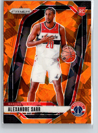 2024-25 Panini Prizm #264 Alexandre Sarr Prizms Red Ice E5