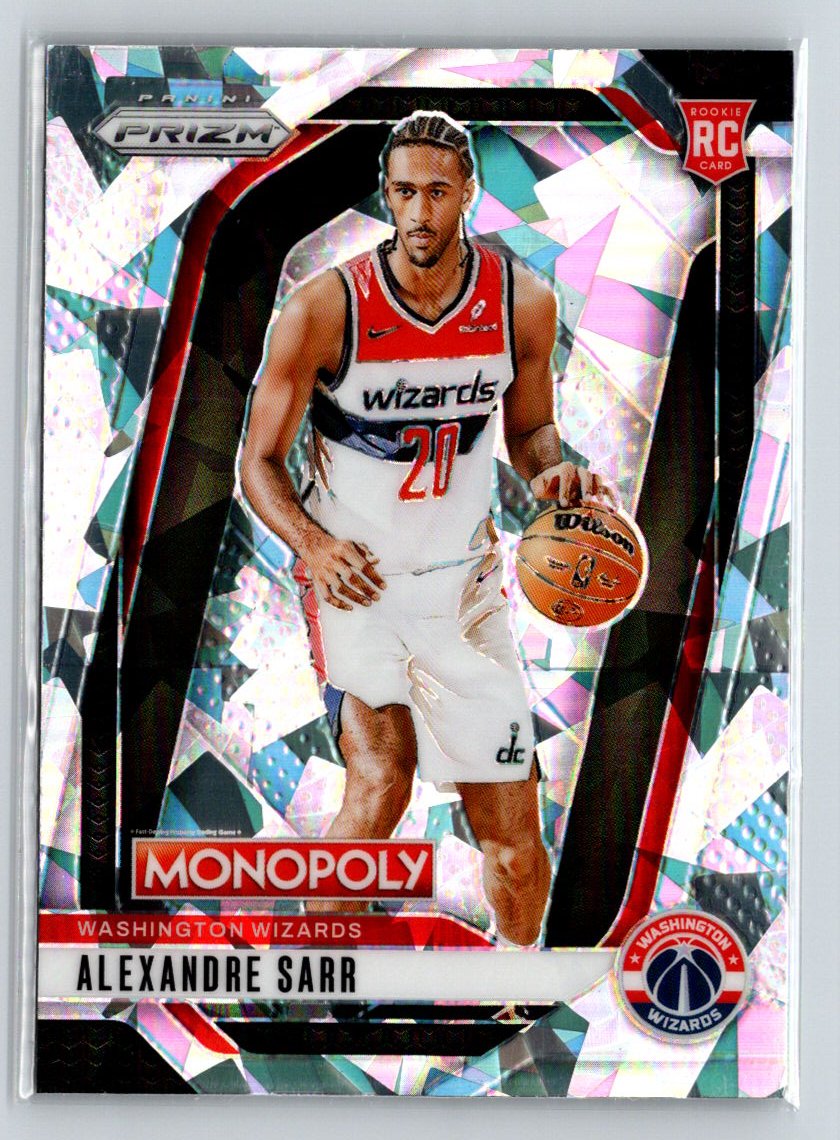 2024-25 Panini Prizm Monopoly #86 Alexandre Sarr Silver Prizms E5