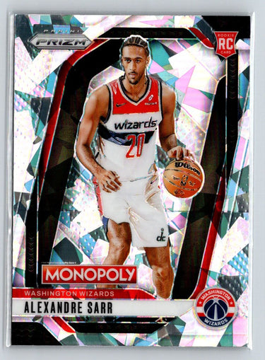 2024-25 Panini Prizm Monopoly #86 Alexandre Sarr Silver Prizms E5
