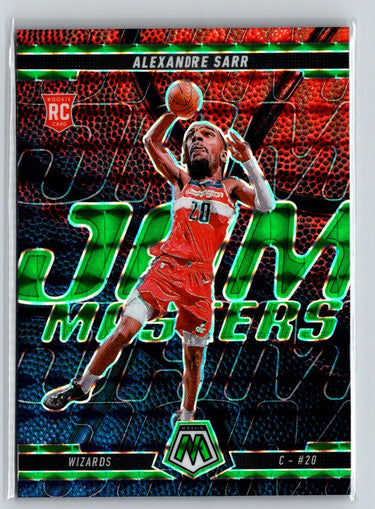 2024-25 Panini Mosaic #20 Alexandre Sarr Jam Masters Mosaic Green E5