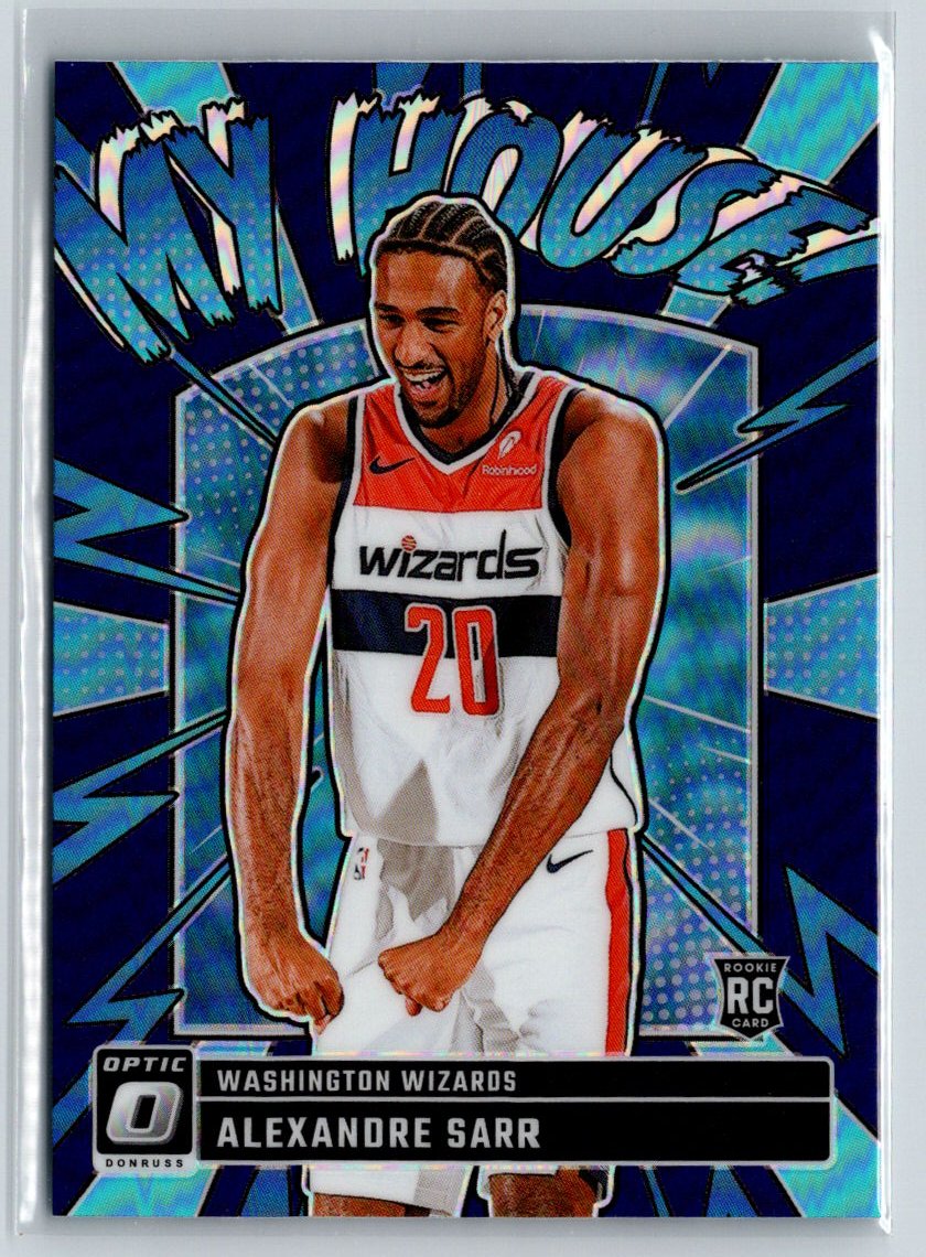2024-25 Donruss Optic #9 Alexandre Sarr My House Purple E5