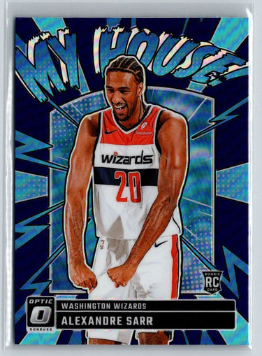 2024-25 Donruss Optic #9 Alexandre Sarr My House Purple E5