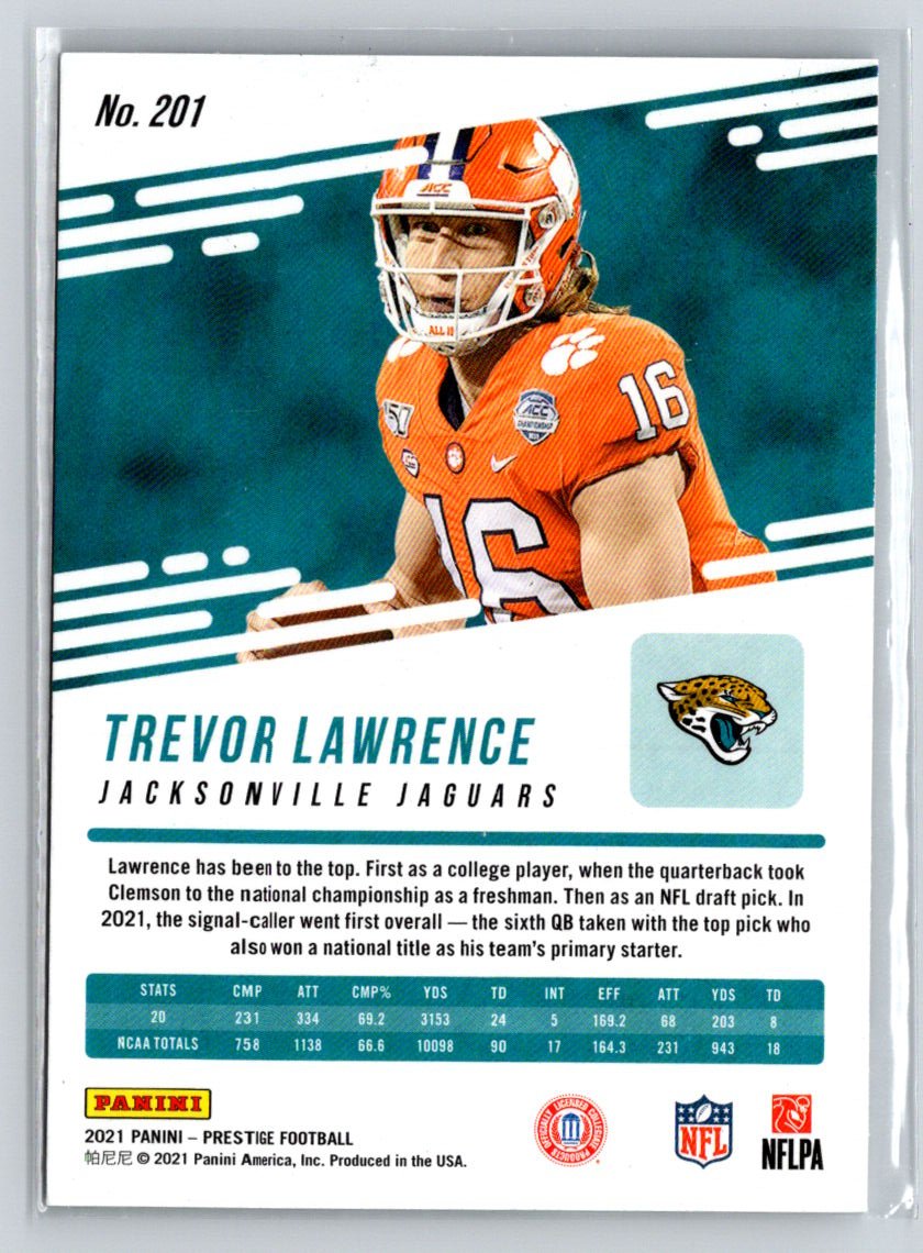 2021 Panini Prestige #201 Trevor Lawrence E5