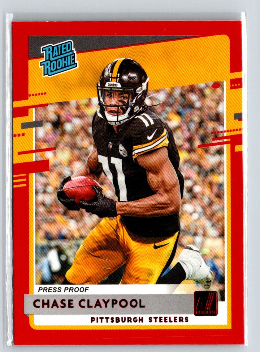 2020 Donruss #327 Chase Claypool Press Proof Red E6