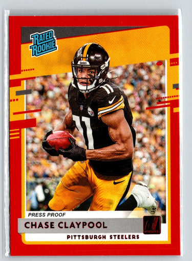 2020 Donruss #327 Chase Claypool Press Proof Red E6