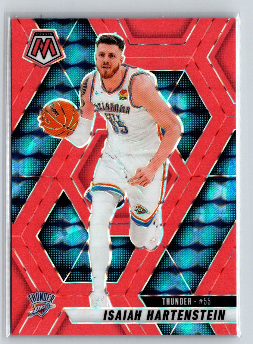 2024-25 Panini Mosaic #134 P.J. Washington Jr. Red Mosaic /5 E6