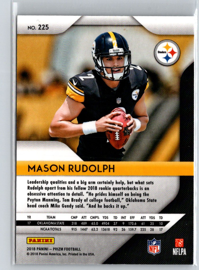 2018 Panini Prizm #225 Mason Rudolph E6