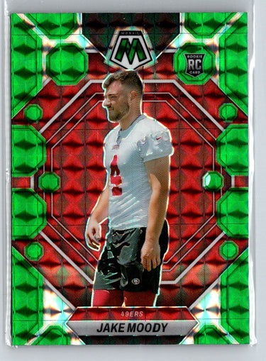 2023 Panini Mosaic #326 Jake Moody Green Mosaic E6