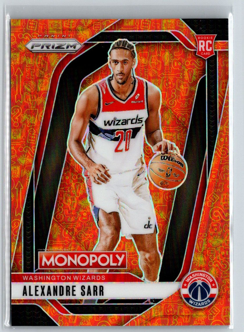 2024-25 Panini Prizm Monopoly Alexandre Sarr Millionaire Club Prizms /1499 E7