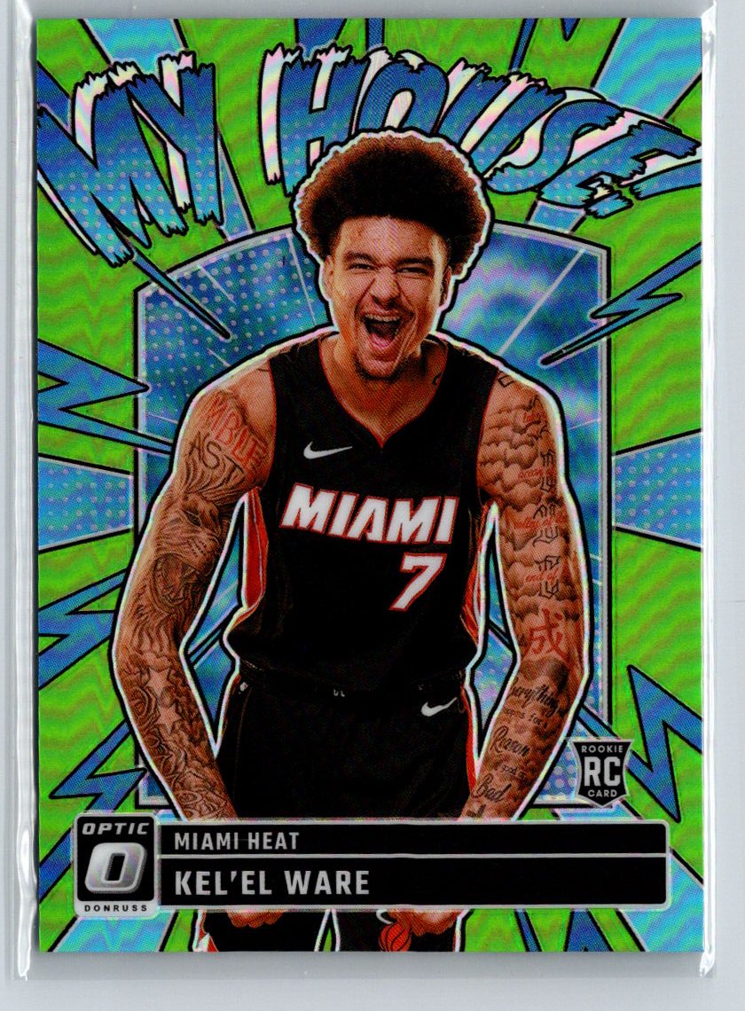 2024-25 Donruss Optic #11 Kel'el Ware My House Lime Green #/199 E7