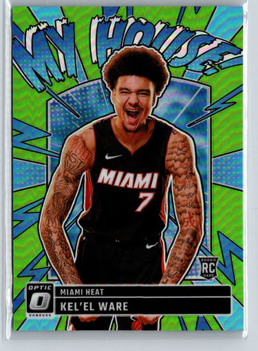 2024-25 Donruss Optic #11 Kel'el Ware My House Lime Green #/199 E7