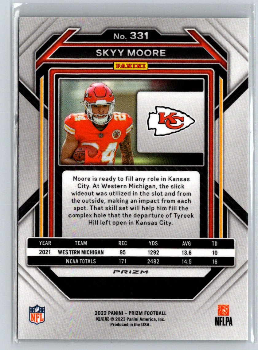 2022 Panini Prizm #331 Skyy Moore Green E8