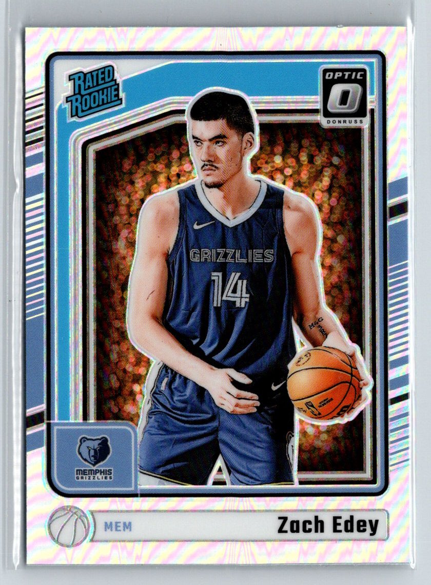 2024-25 Donruss Optic #288 Zach Edey Holo E8