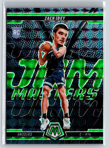 2024-25 Panini Mosaic #6 Zach Edey Jam Masters Mosaic Green E8