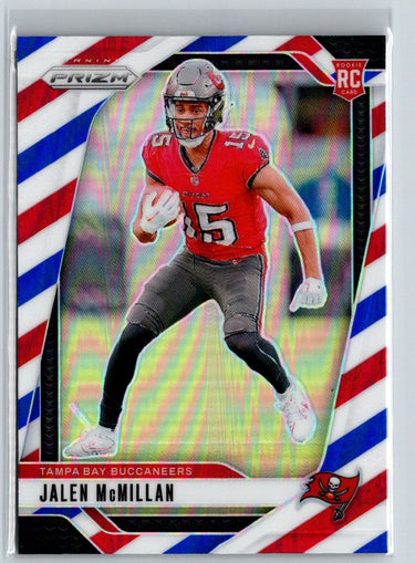 2024 Panini Prizm #338 Jalen McMillan Red White and Blue E8