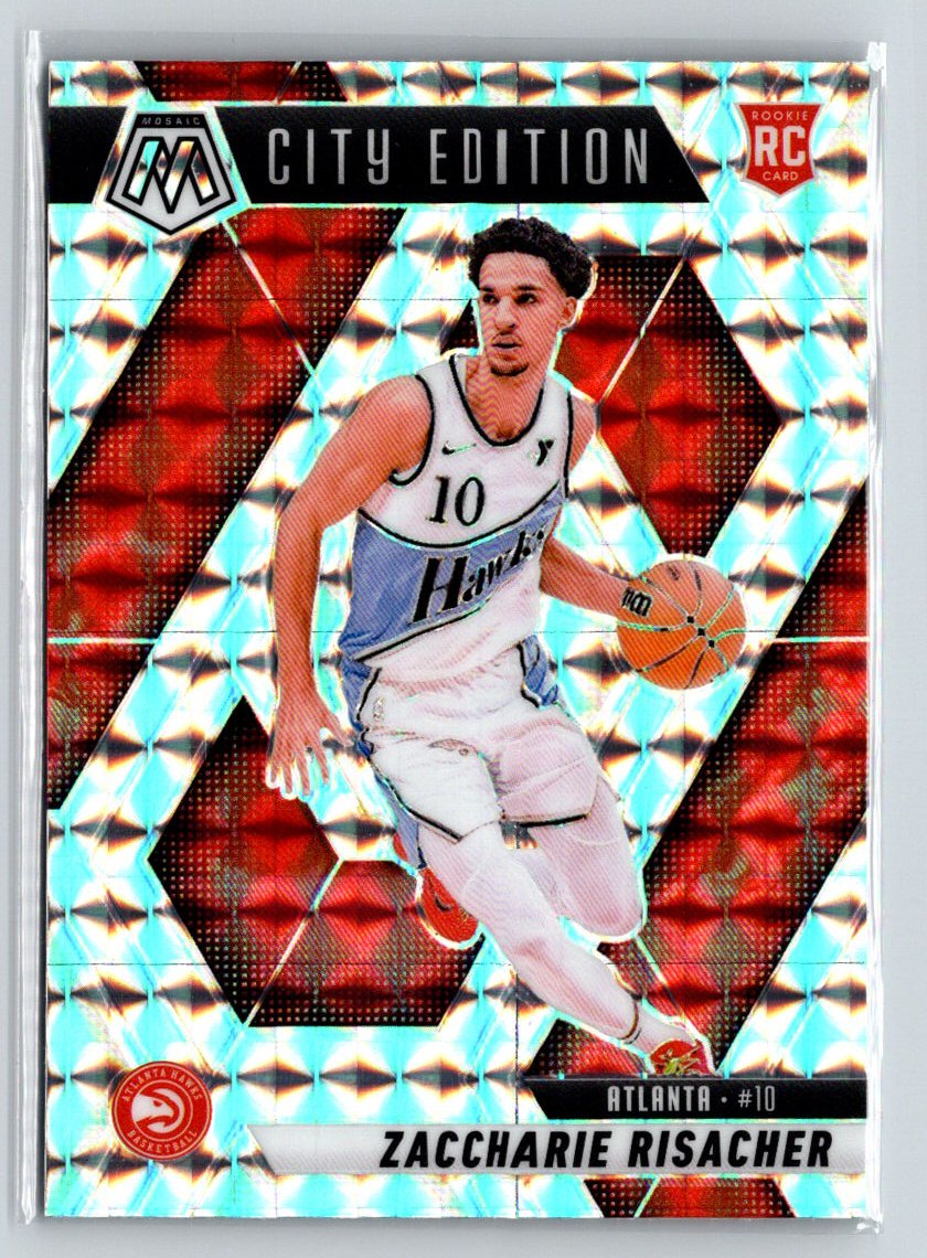 2024-25 Panini Mosaic #274 Zaccharie Risacher Silver E9