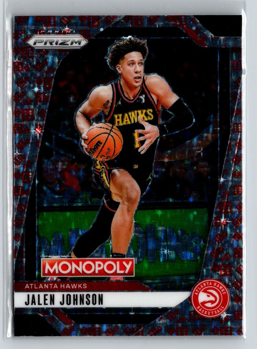 2024-25 Panini Prizm Monopoly #26 Jalen Johnson Dice Prizms E9
