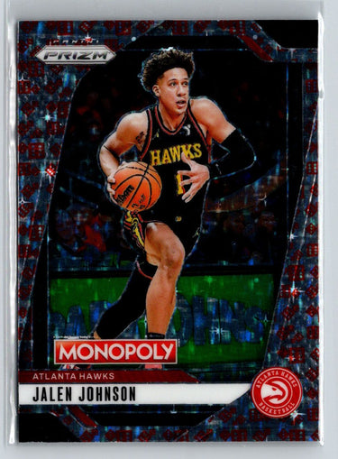 2024-25 Panini Prizm Monopoly #26 Jalen Johnson Dice Prizms E9