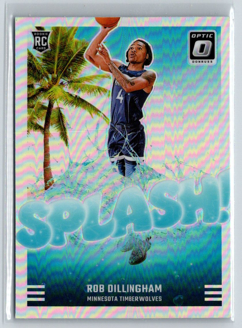 2024-25 Donruss Optic #8 Rob Dillingham Splash! Holo E10