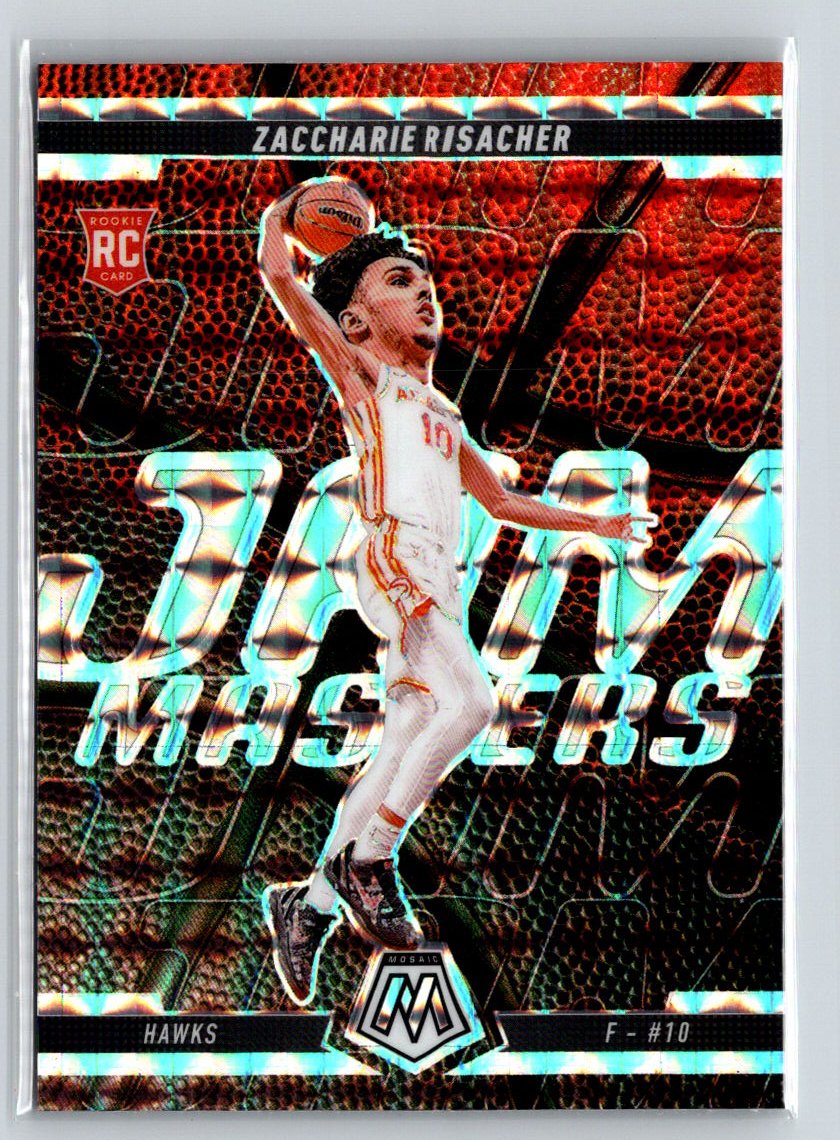 2024-25 Panini Mosaic #8 Zaccharie Risacher Jam Masters Mosaic E10