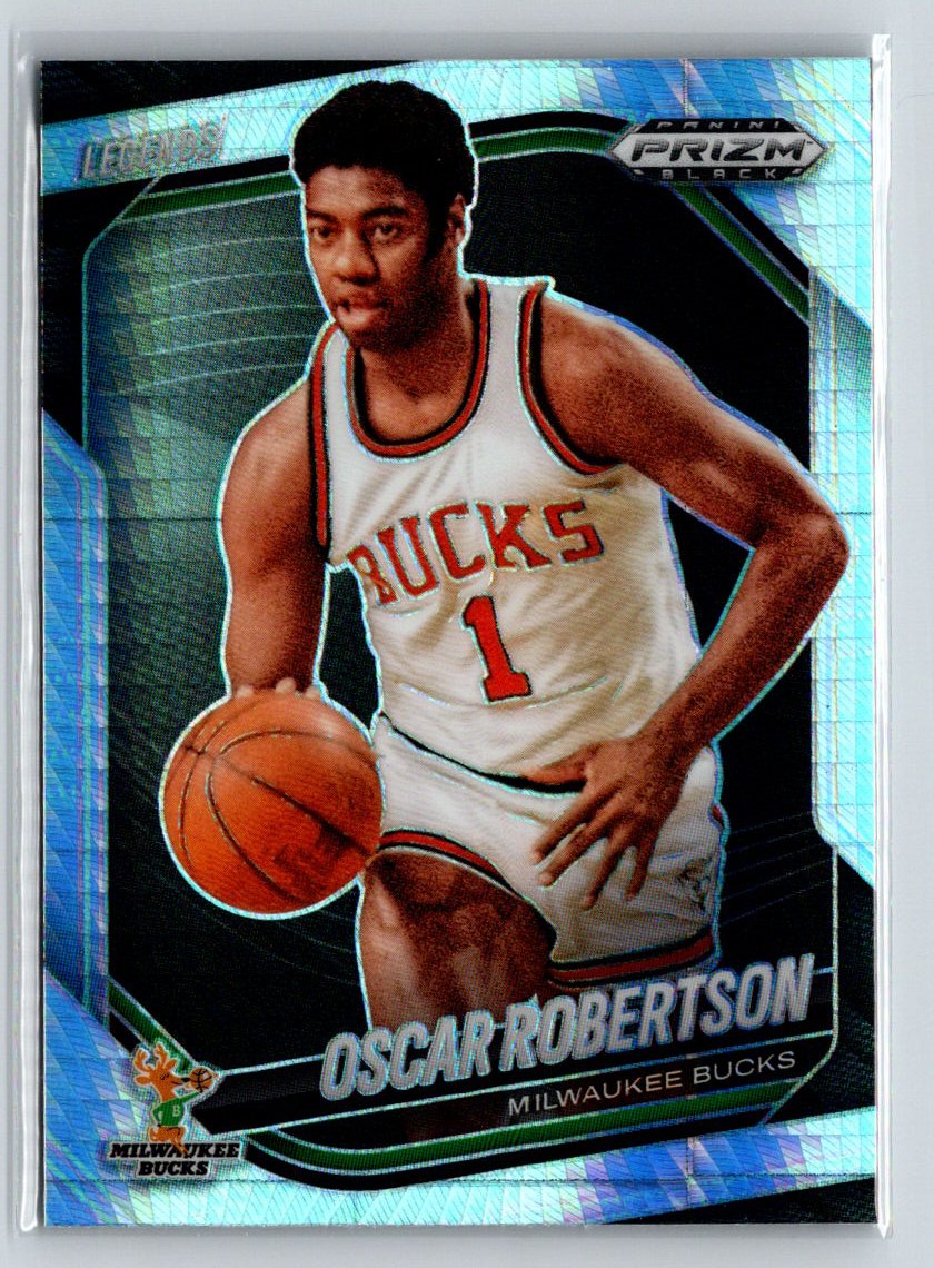 2024-25 Panini Prizm Black #296 Oscar Robertson Hyper E10