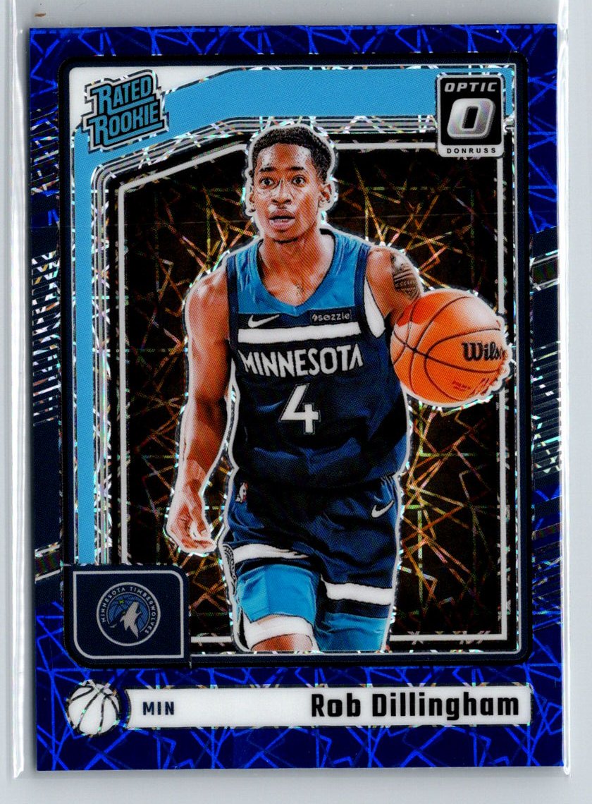 2024-25 Donruss Optic #259 Rob Dillingham Blue Velocity E10