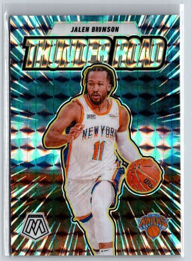 2024-25 Panini Mosaic #11 Jalen Brunson Thunder Road Mosaic E11