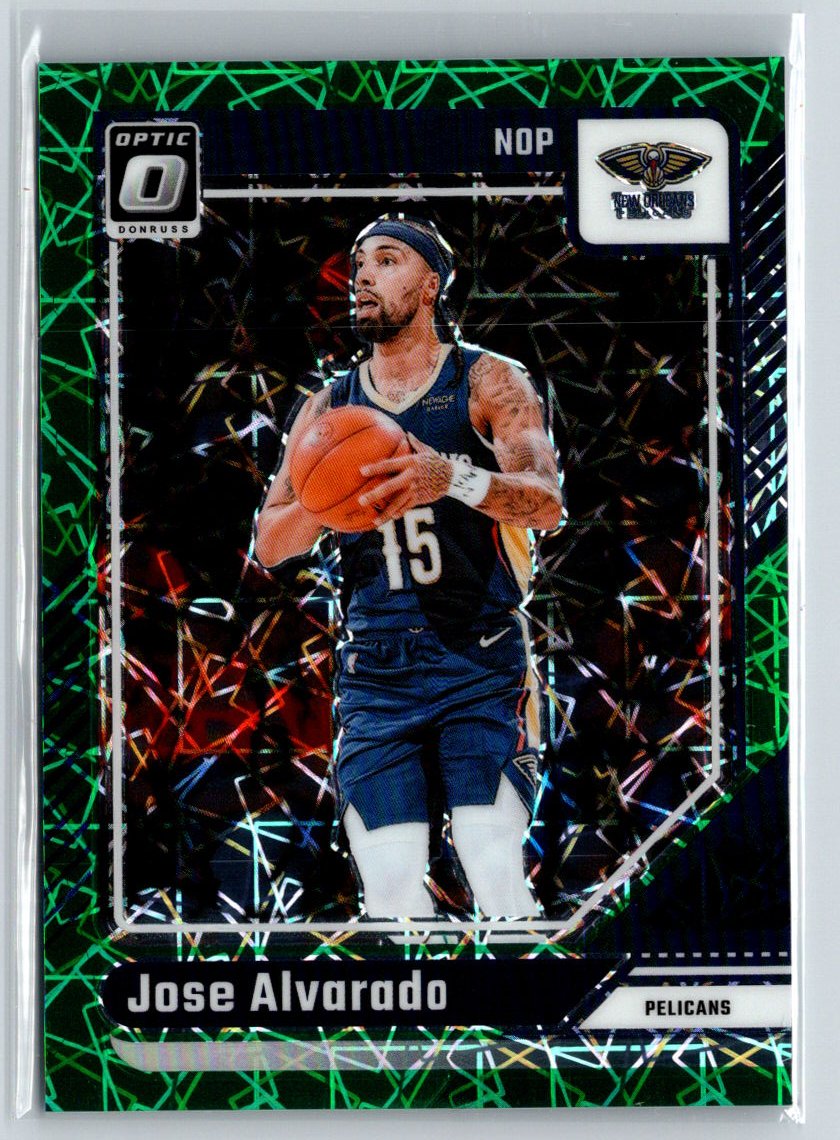 2024-25 Donruss Optic #125 Jose Alvarado Green Velocity #/49 E11
