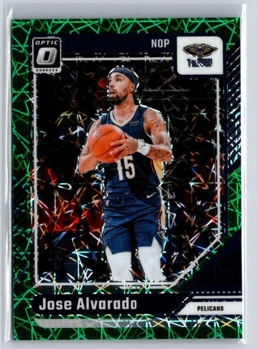 2024-25 Donruss Optic #125 Jose Alvarado Green Velocity #/49 E11