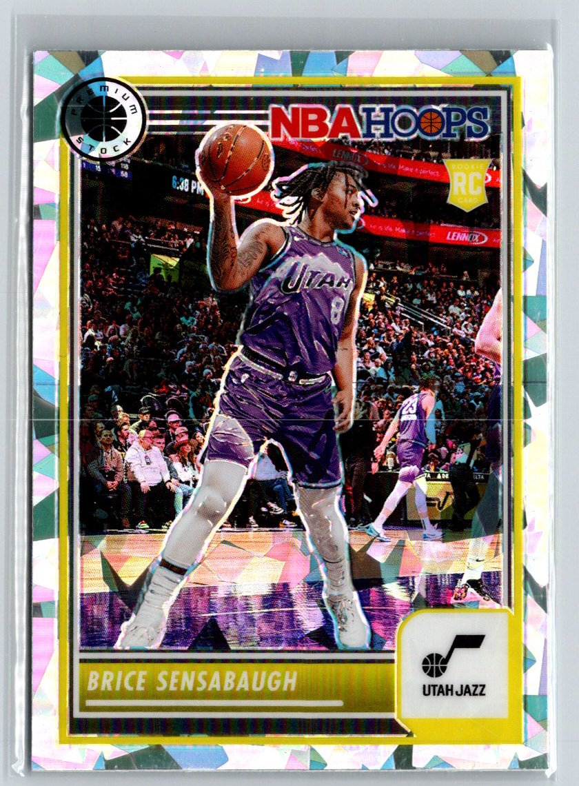 2023-24 Hoops Premium Stock #225 Brice Sensabaugh Ice Prizm E11