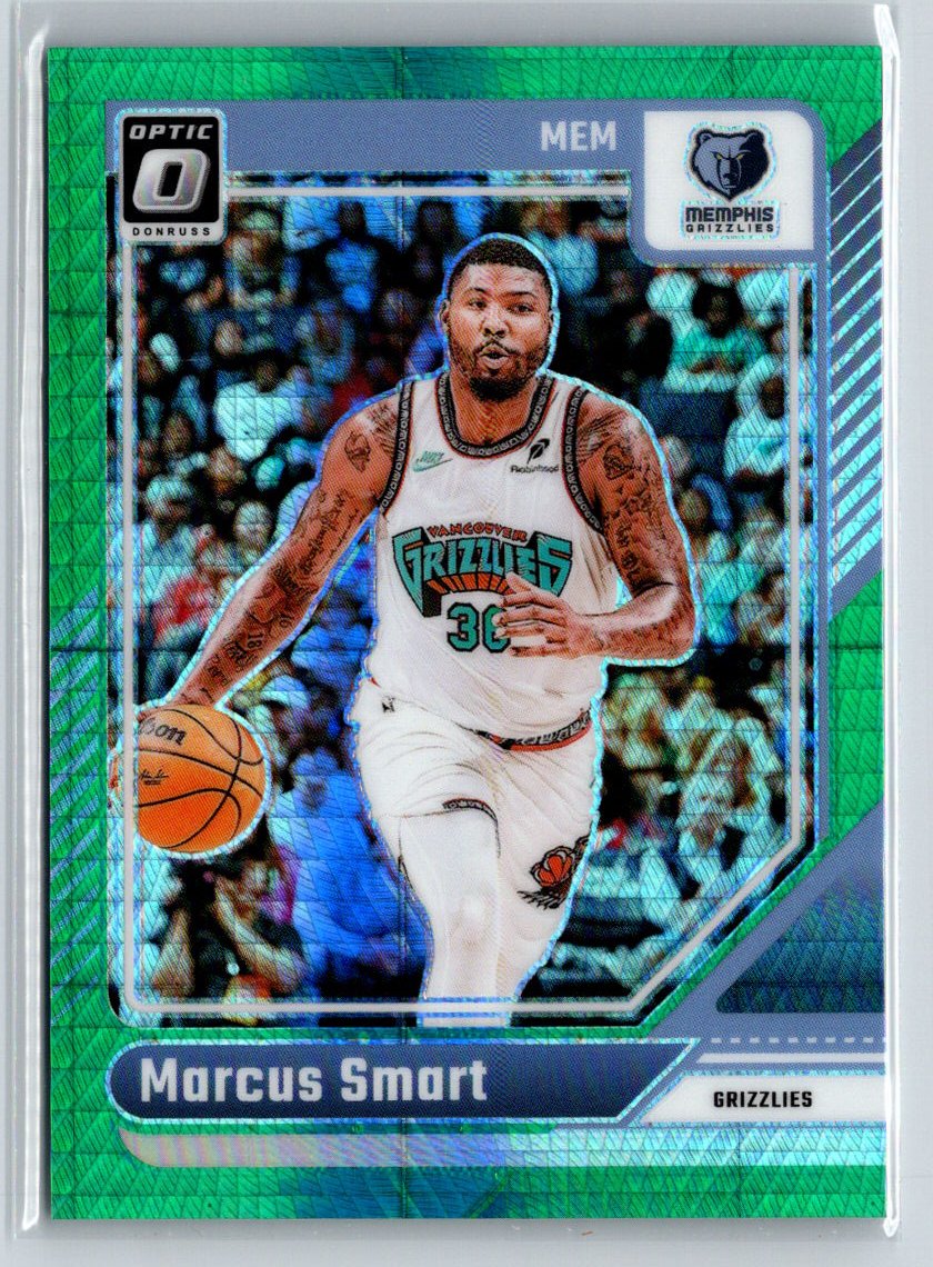 2024-25 Donruss Optic #213 Marcus Smart Hyper Green #/249 E11