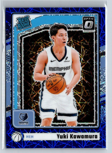 2024-25 Donruss Optic #287 Yuki Kawamura Blue Velocity E11
