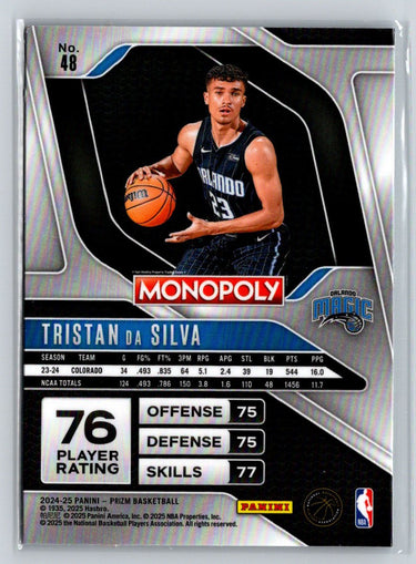 2024-25 Panini Prizm Monopoly #48 Tristan Da Silva E11