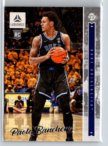 2022 Panini Chronicles Draft Picks #27 Paolo Banchero Luminance E11